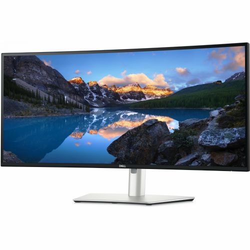 Dell U3425WE monitor, zakrivljeni, 86,36 cm (34"), 3440 x 1440 (UWQHD), IPS, 300 cd/m2, 120 Hz, 5 ms, 21:9, HDMI, USB-C (90 W), sivi (210-BMDW)