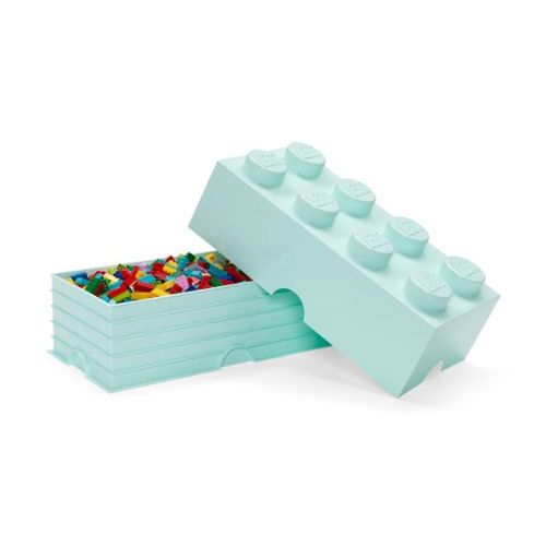 Lego®: Škatla za shranjevanje z gradnikom 8 - aqua (40041742)