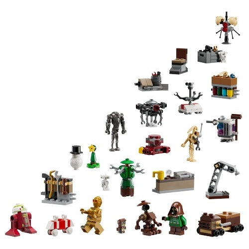 Adventni koledar Lego Star Wars 2025 (75418), 263 kock, od 6. let