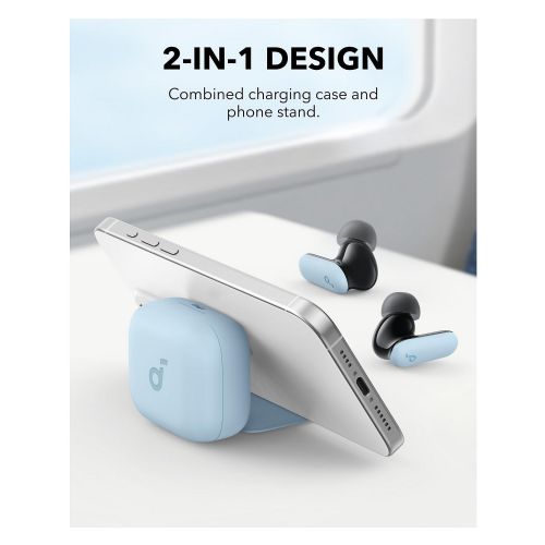 Brezžične slušalke Anker Soundcore P30i v2 modre barve
