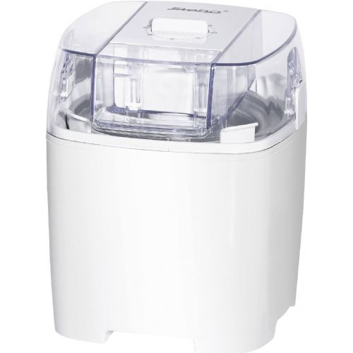 Aparat za sladoled Steba IC 20 (bel, za 1500 ml sladoleda, 9,5 W)