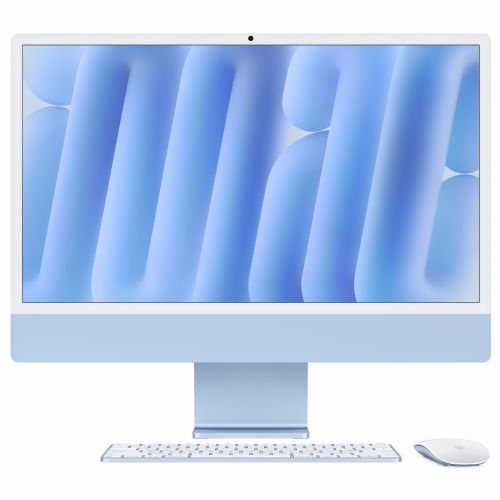 Računalnik AiO Apple 24 Apple M4/16GB/SSD 256GB NVMe/59,7 cm (23,5") 4,5K Retina/DE/MacOS, modra