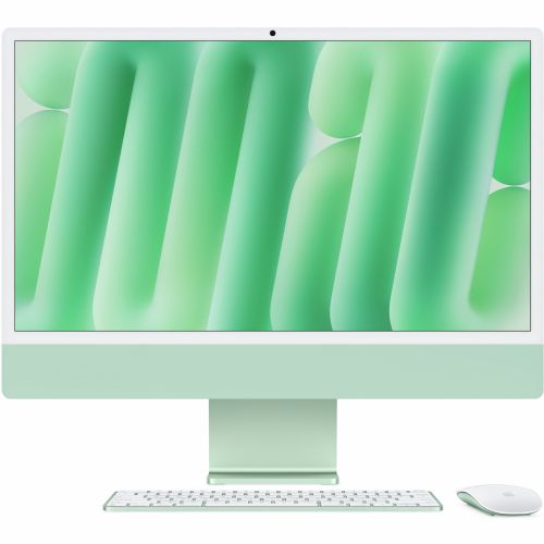 APPLE 24-palčni iMac z zaslonom Retina 4.5K Čip Apple M4 z 10-jedrnim procesorjem in 10-jedrnim GPE-jem 24 GB 512 GB SSD zelen