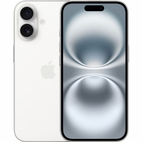 Pametni telefon Apple iPhone 16 256 GB bele barve