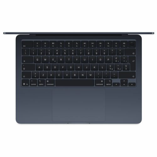 Apple MacBook Air: Čip Apple M5 z 10-jedrnim procesorjem in 8-jedrnim grafičnim procesorjem, 16 GB, 512 GB SSD - polnoč