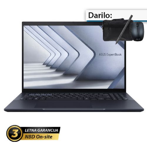 ASUS ExpertBook B5 14" (35,56 cm) WUXGA zaslon osjetljiv na dodir za prijenosno računalo Core 7 150U 16 GB 1 TB Windows 11 Pro kućište, olovka (B5404CVA-WB73D0X)