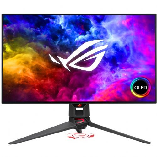 Monitor Asus ROG Swift OLED PG27AQDM 68,58 cm (27"), 450cd/m2, OLED 2560x1440 WQHD G-SYNC compatible 240Hz 0.03ms GTG HDR 2xHDMI 1xDP USB Hub