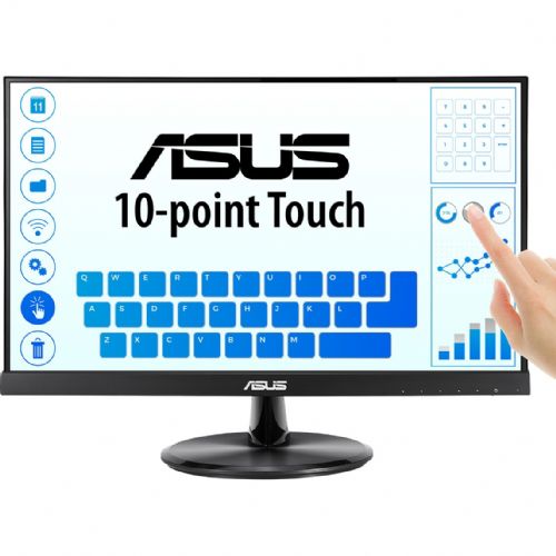 Monitor Asus Touch VT229H 54,6 cm (21,5"), 1920 x 1080 FHD, 16:9, IPS, 250cd/m2, 5ms, touch, črna