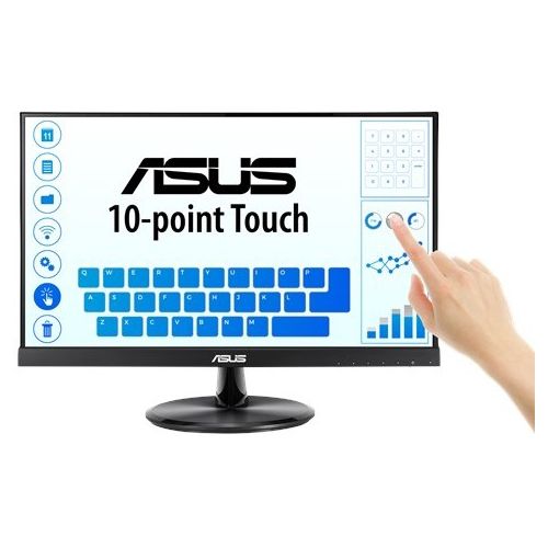 Monitor Asus Touch VT229H 54,6 cm (21,5"), 1920 x 1080 FHD, 16:9, IPS, 250cd/m2, 5ms, touch, črna