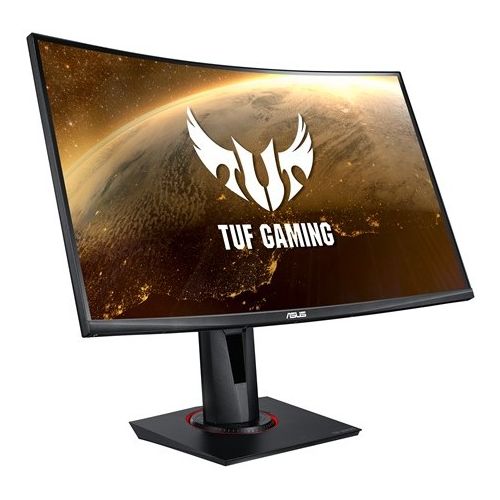 Monitor Asus TUF Gaming VG27VQ, 68,6 cm (27"), 1920 x 1080 FHD, 16:9, VA, 400 cd/m2, 1 ms, zakrivljen, crni