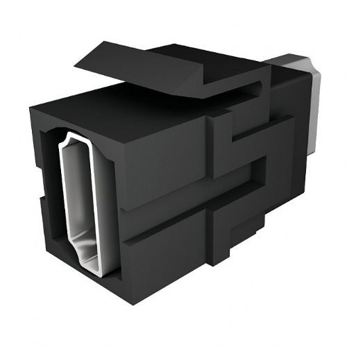 BACHMANN HDMI Keystone vtičnica, črna - 1 x HDMI 2.0