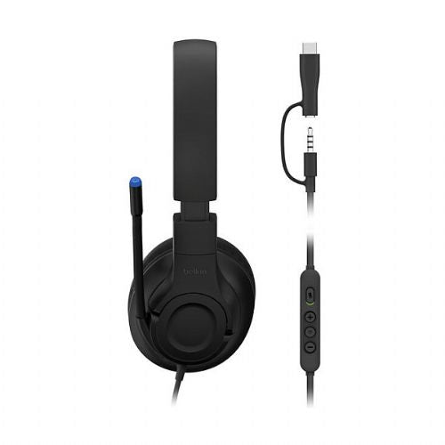 Belkin igralne naušnice za otroke s kablom ENA011hqBK