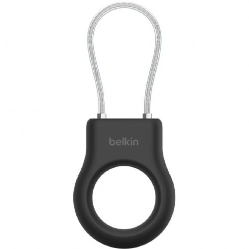 Varno držalo Belkin z žično zanko Apple AirTag, črno