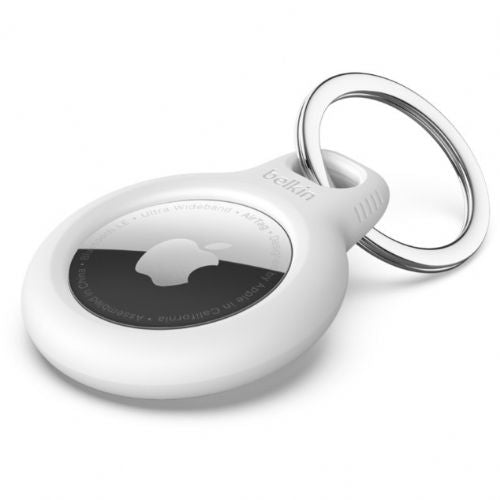 Belkin Secure Holder Keychain za Apple AirTag, bel