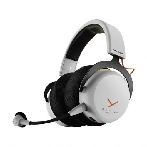 Slušalke Beyerdynamic MMX 150 brezžične/žične, Bluetooth 5.3, snemljiv mikrofon, do 50 ur baterije, arktično bele