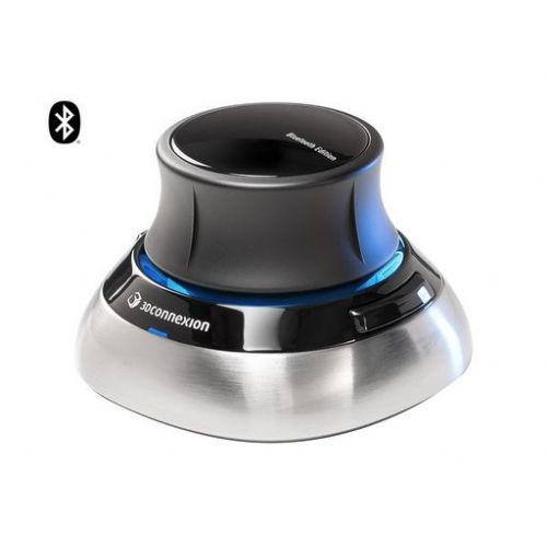 Brezžična miška 3DConnexion Space Mouse, črna/bela