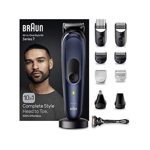 Brivnik Braun All In One Styling Set 7 MGK7410, črna/modra