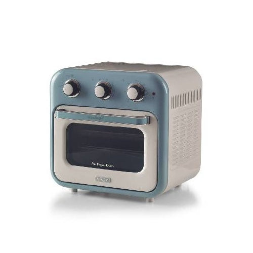 Cvrtnik in mini pečica Ariete 3 v 1 Vintage Blue, 1350 W, za 16 L, bela/svetlo modra