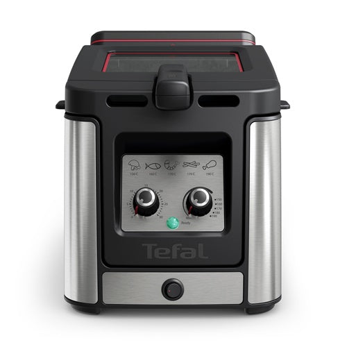 Cvrtnik Tefal Clear Duo FR600D, 2000W, za 3.5 L, nerjaveče jeklo, črna