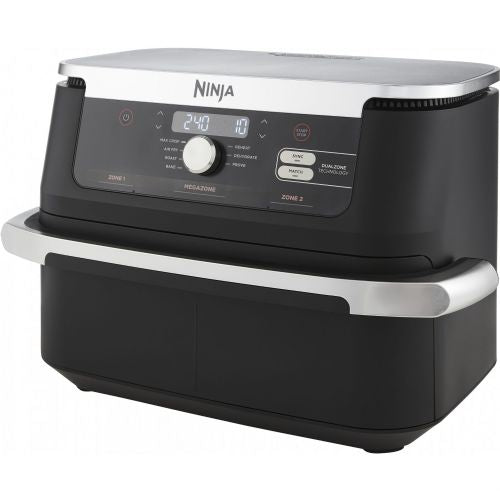 Cvrtnik na vroč zrak Ninja Foodi FlexDrawer AF500EU, 2470 W, za 10,4 l (2 x 5,2 l), črna/nerjaveče jeklo