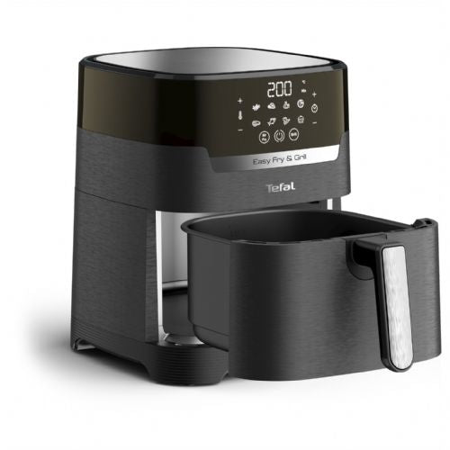 Cvrtnik na vroč zrak Tefal Easy Fry & Grill Precision EY5058, 4.2 L, črna