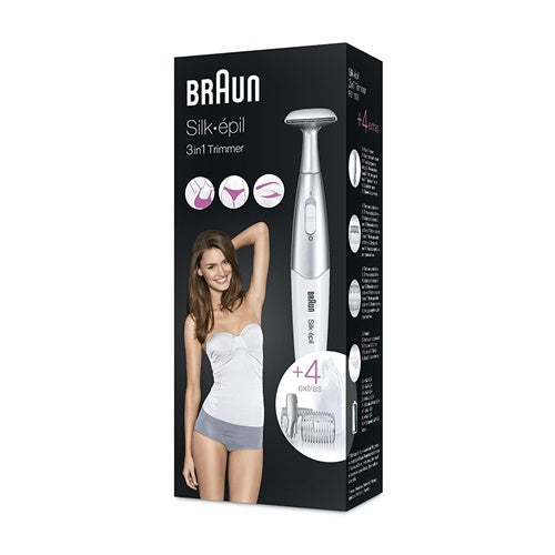 Damski prirezovalnik Braun Silk-épil FG1100 (bela/srebrna)