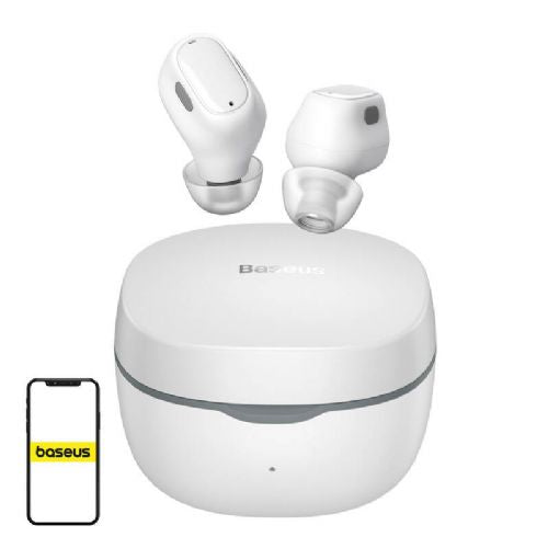 Slušalke TWS Baseus Bowie WM01 (bele)