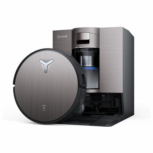 Robotski sesalnik Ecovacs DEEBOT X11 OmniCyclone črn, mop, čistilna postaja, Li-ion baterija 6400 mAh, navigacija AIVI 3D