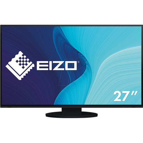 Monitor Eizo EV2795-BK, 68,58 cm (27"), 2560x1440 WQHD, IPS, 5ms, HDMI, DP, USB-C, RJ-45, črn (EV2795-BK) 11674341