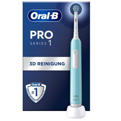 Električna zobna ščetka Braun Oral-B Pro 1 Sensitive Clean, turkizna