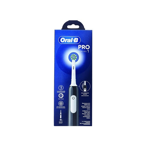 Električna zobna ščetka Oral-B Pro 1 Cross Action, črna 9821239701
