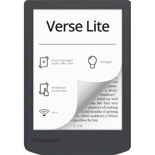 Elektronski bralnik PocketBook Verse Lite, siv PB619-T-WW