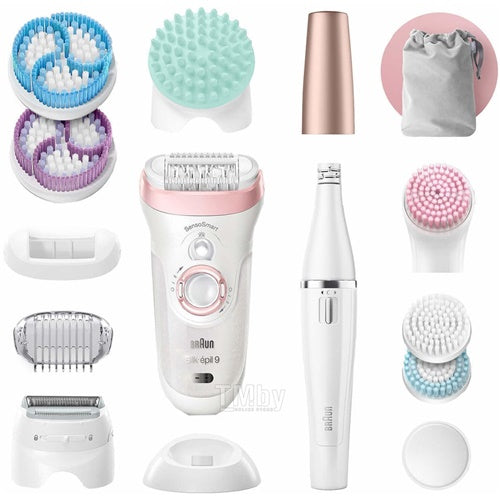 Epilator Braun Silk-epil 9-995 SensoSmart Beauty Set 9, bela