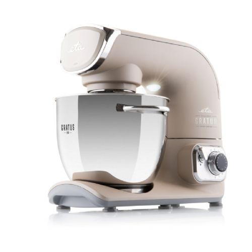 Kuhinjski robot ETA Gratus Evo Smart [ETA 1028 90025], 1500 W motor, 5,5 l posoda, planetarni sistem, osvetlitev posode, taupe