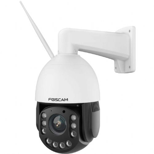 Varnostna kamera Foscam SD4H WiFi, PTZ, vodoodporna, senzor aktivnosti, združljiva z Google Nest, črna
