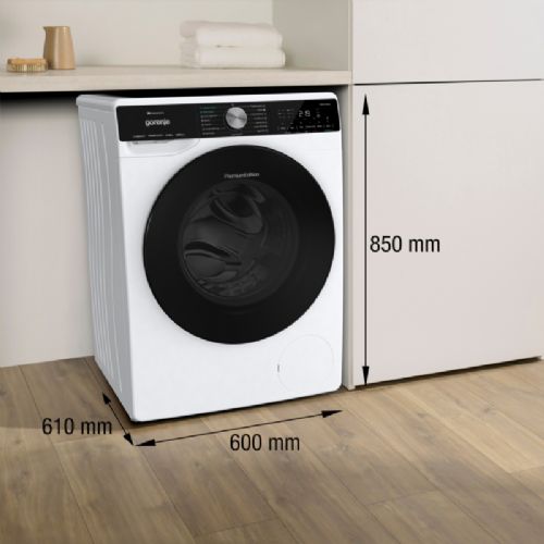 Pralni stroj Gorenje WNS14A4TWIFI, 8 kg, 1400 vrt/min, energijski razred A, Wi-Fi, SteamTech, bele barve