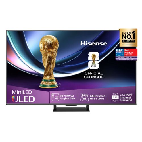 Televizor HISENSE ULED (Mini LED) 65U7Q PRO, 165 cm (65"), 4K Ultra HD 3840x2160, 165 Hz, Dolby vision IQ