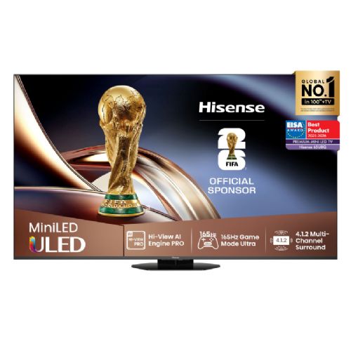 Televizor HISENSE 65U8Q, 164 cm (65"), ULED (Mini LED) TV, 4K Ultra HD 3840x2160, 165 Hz, VIDAA Smart TV