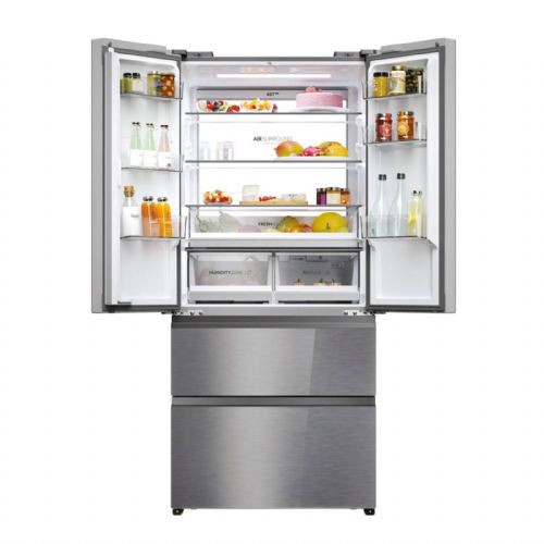 Hladilnik Haier HFR7819ENGC, 190 cm, 504 l, energijski razred E, French Door, srebrn