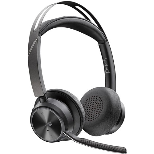 Slušalke HP Poly Voyager Focus 2 Microsoft Teams Certified USB-C-C Headset +USB-C/A Adapter + Charging Stand No localization