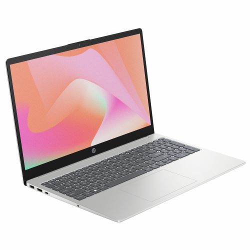 Prenosni računalnik HP 15-fd1052ng Intel® Core™ 5 120U, 16 GB RAM, 512 GB SSD, 39,6cm (15,6") FHD,DE, FreeDOS, srebrna