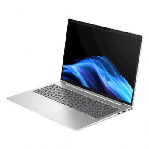 HP EliteBook 6 G1i prenosnik z Intel Core Ultra 5 225U, 16-palčnim WUXGA zaslonom, 16 GB pomnilnika RAM in 512 GB SSD, prednaložen z Windows 11 Pro.
