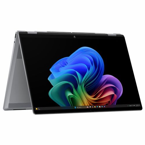Prenosni računalnik HP OmniBook X Flip 40,6cm (16") 2K na dotik Ryzen AI 5 340, 16 GB RAM, 512 GB SSD, DE, Windows 11 Home, srebrna