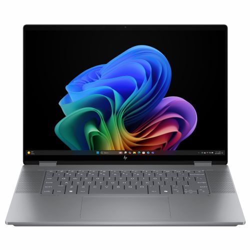 Prenosni računalnik HP OmniBook X Flip 40,6cm (16") 2K na dotik Ryzen AI 5 340, 16 GB RAM, 512 GB SSD, DE, Windows 11 Home, srebrna