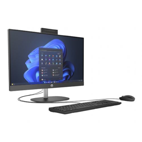 Računalnik AiO HP ProOne 245 G10 R5-7520U/16GB/SSD 512GB NVMe/60,45 cm ( 23,8") FHD/Win11Pro, črna (A54ZWET)