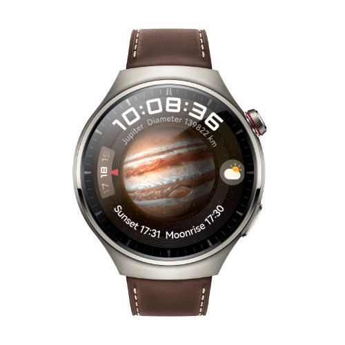 Huawei Watch 4 Pro Classic (Medes-L19L). Temno rjavo usnje
