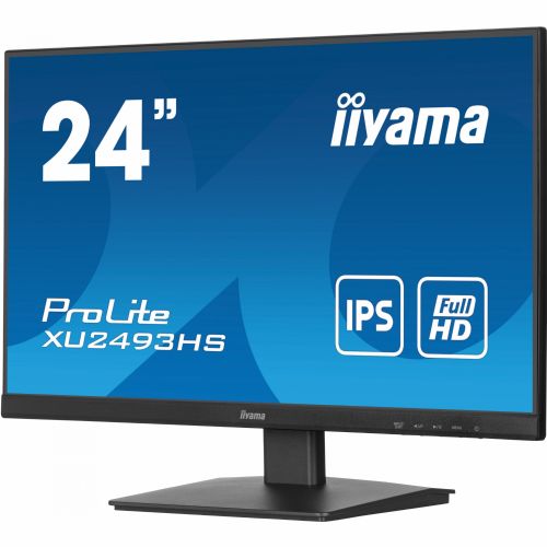 Monitor Iiyama ProLite XU2493HS-B6 60,5cm (23,8") 1920x1080 16:9 FHD IPS 0,5ms 100Hz HDMI DP zvočnik črn