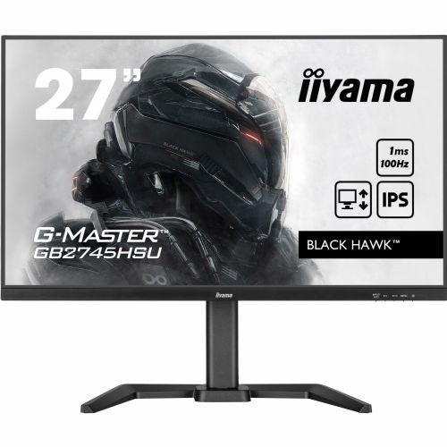 Monitor Iiyama GB2745HSU-B2, 68,5 cm (27"), 1920 x 1080 FHD, 16:9, IPS, 300 cd/m2, 1 ms, crni