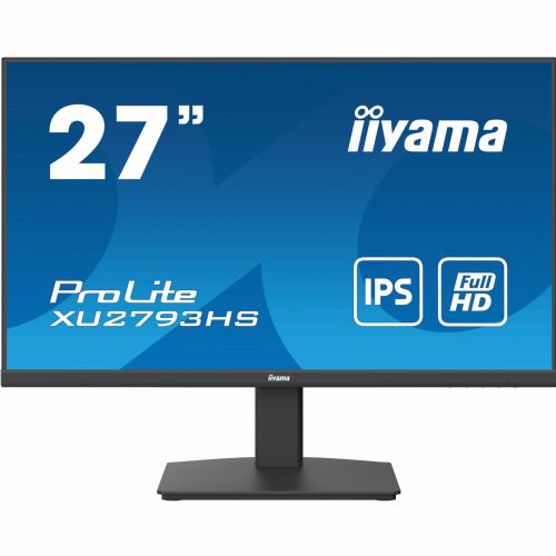 Monitor IIYAMA XU2793HS-B7 68,6 cm (27"), 1920 x 1080 (FHD), IPS, 300 cd/m2, 16:9 HDMI+DP+2xUSB IPS