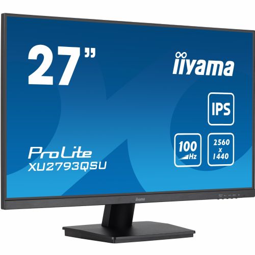 Monitor IIYAMA XU2793QSU-B7 68,6 cm (27"), 2560 x 1440 (QHD), 16:9 HDMI+DP+2xUSB IPS